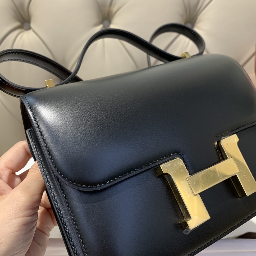 에르메스 콘스탄스18 블랙 금장